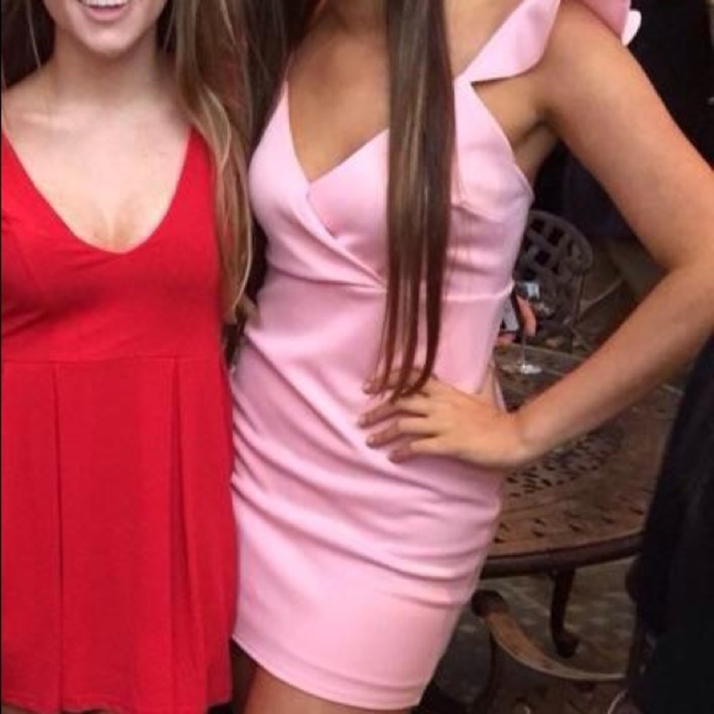 Lulus Fun Pink Strap Dress